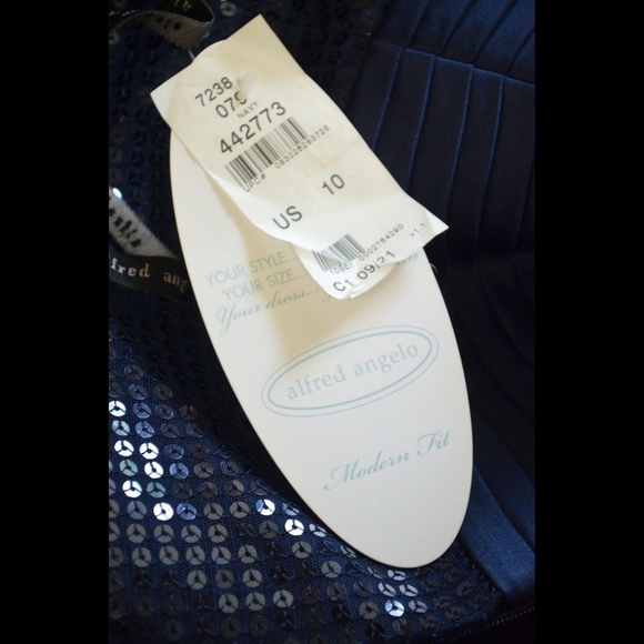 Alfred Angelo Signature SEQUIN Cocktail Dress NEW - Picture 8 of 8